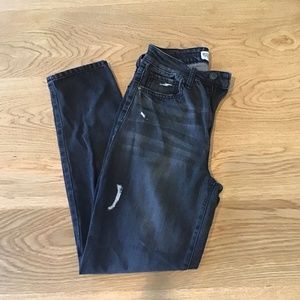 RSQ black distressed vintage mom jean